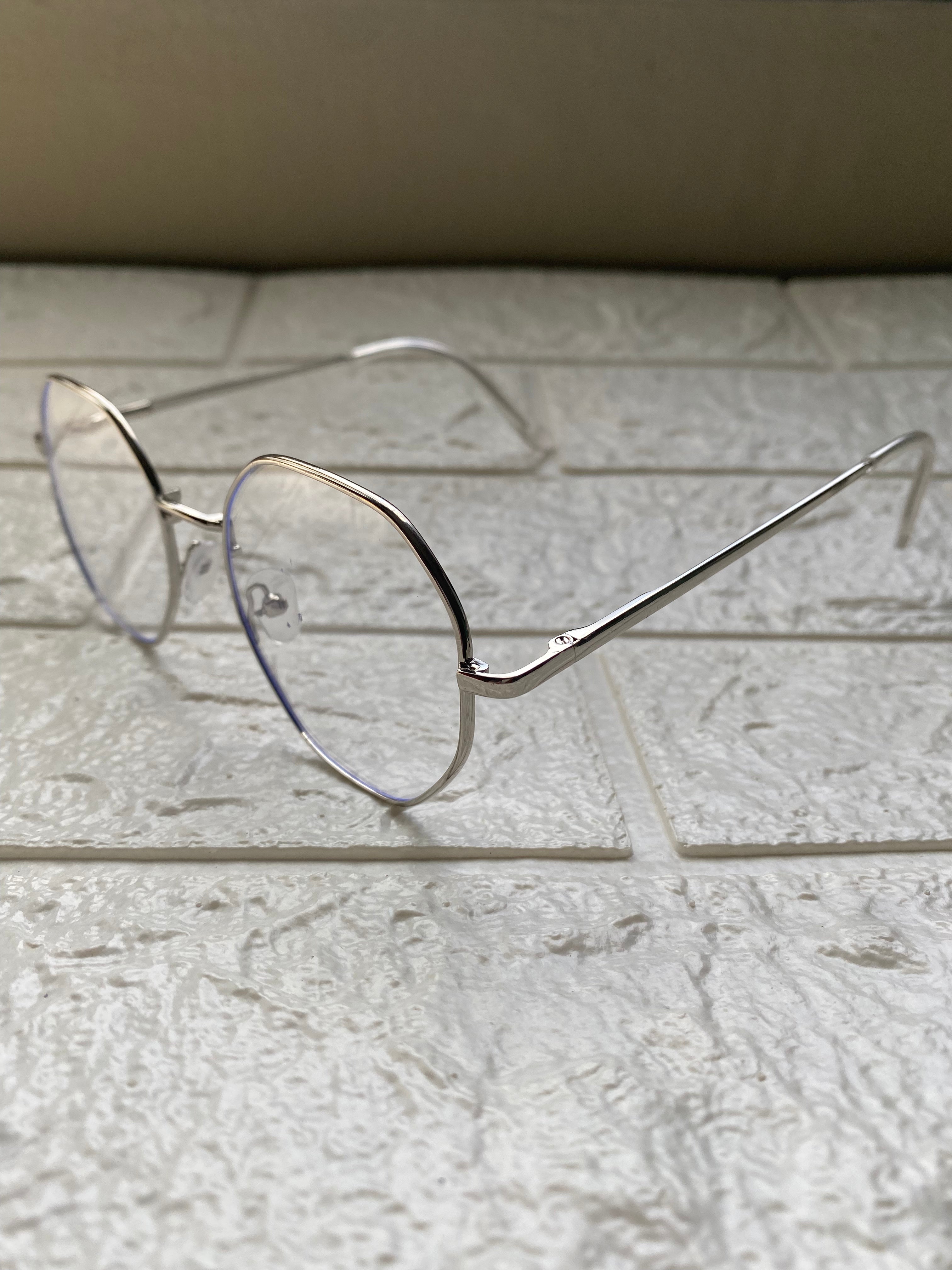 Lentes Hexagonales Silver