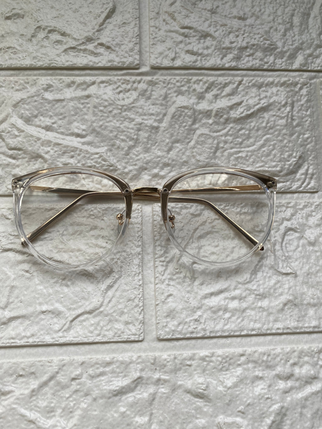 Lentes Clasicos Clear y Gold