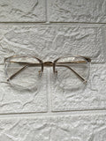 Lentes Clasicos Clear y Gold