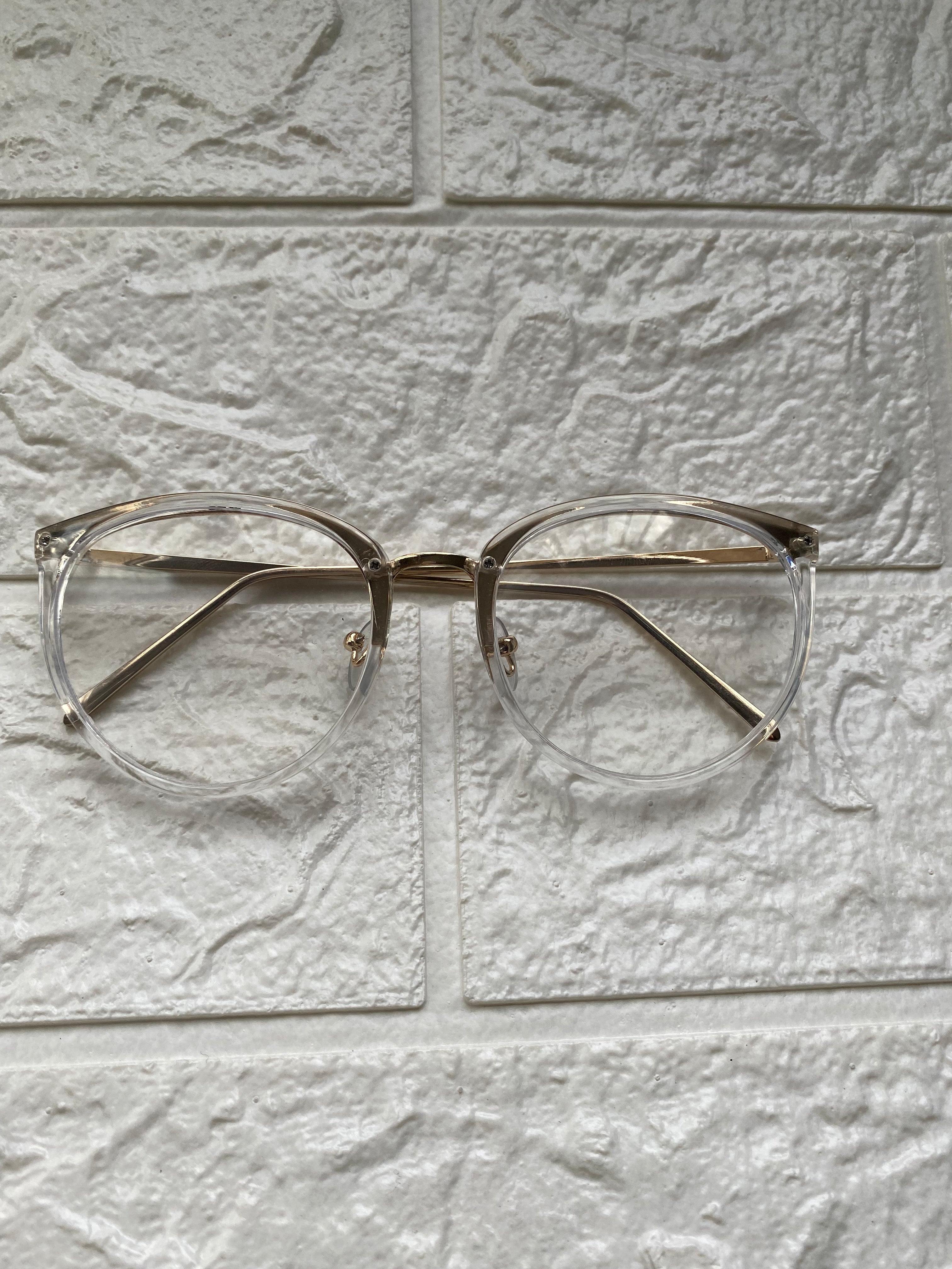 Lentes Clasicos Clear y Gold