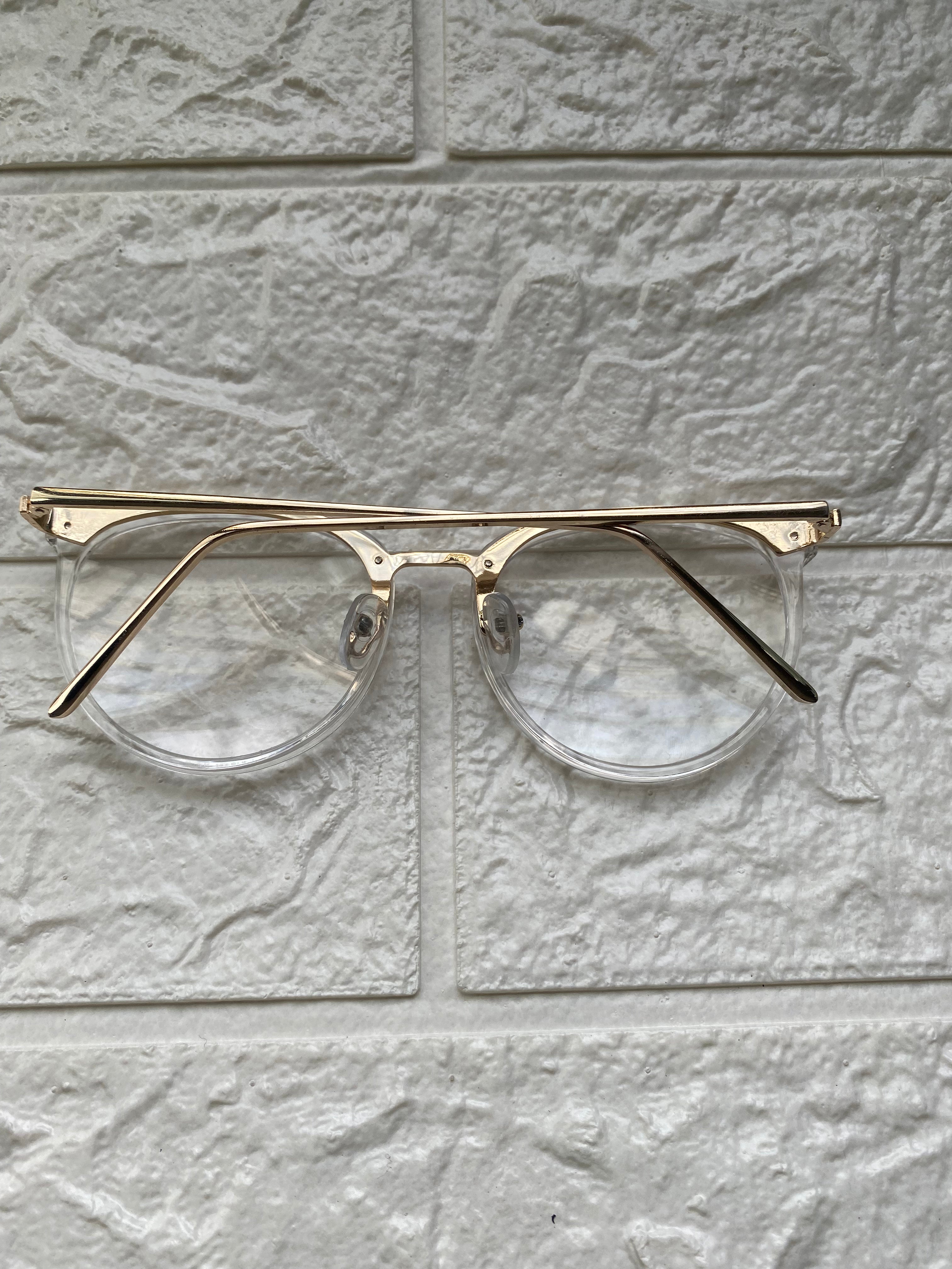 Lentes Clasicos Clear y Gold