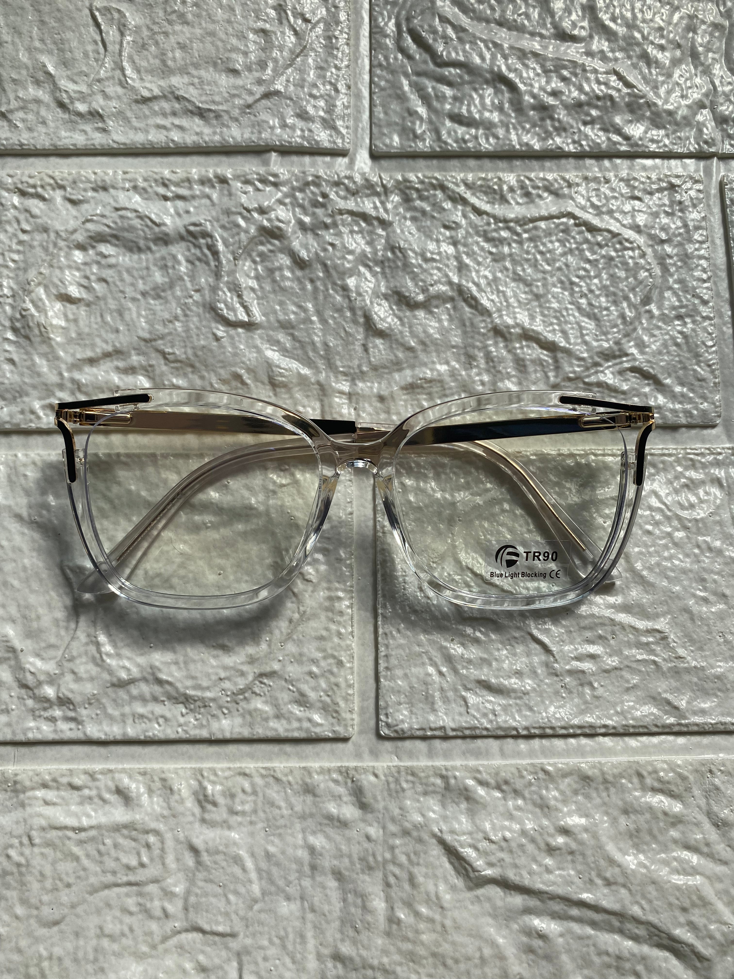 Lentes Fancy Clear y Gold