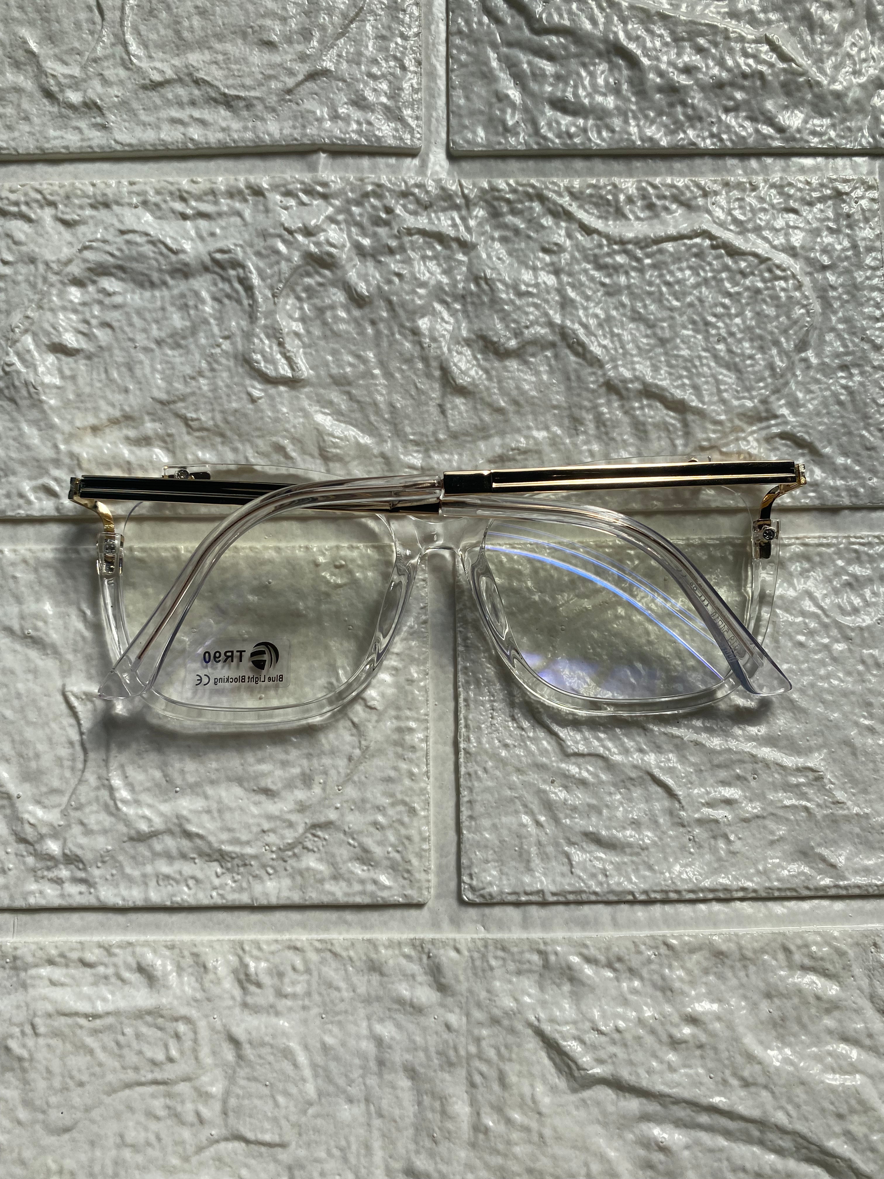 Lentes Fancy Clear y Gold