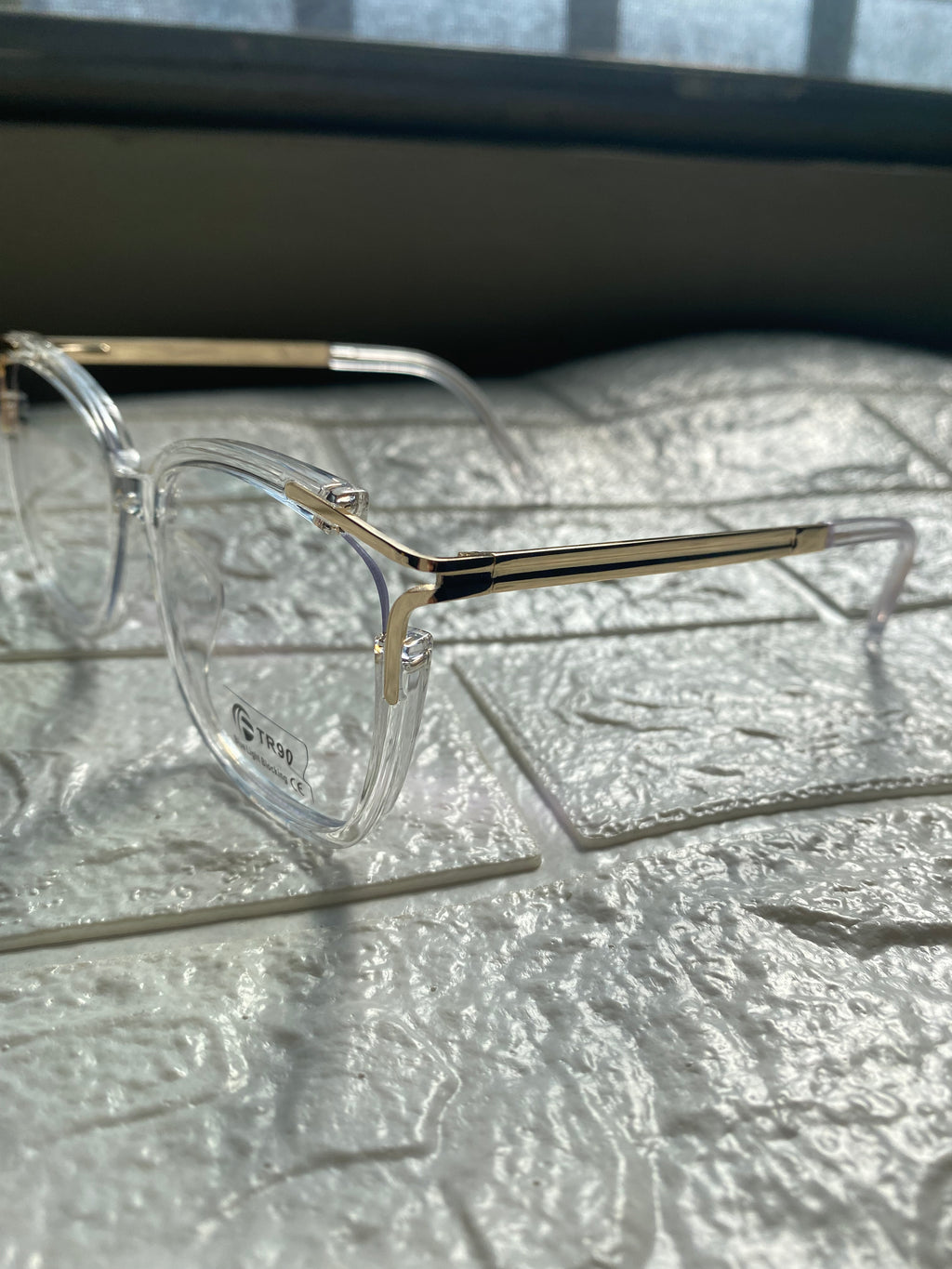 Lentes Fancy Clear y Gold