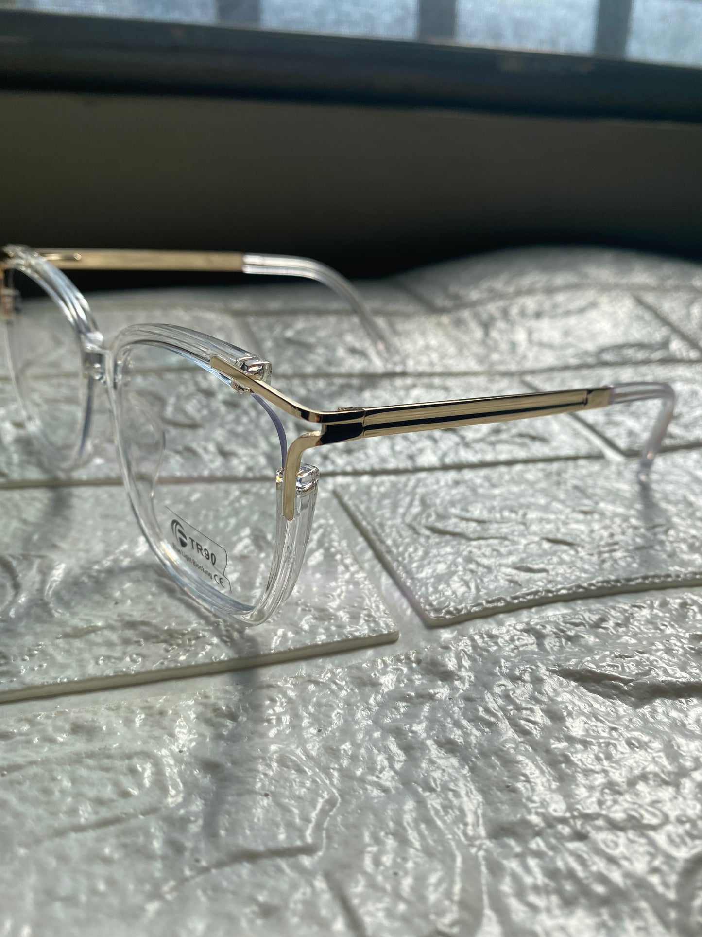 Lentes Fancy Clear y Gold