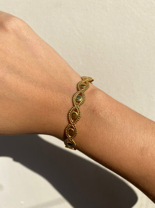 Bangle Ojitos Gold