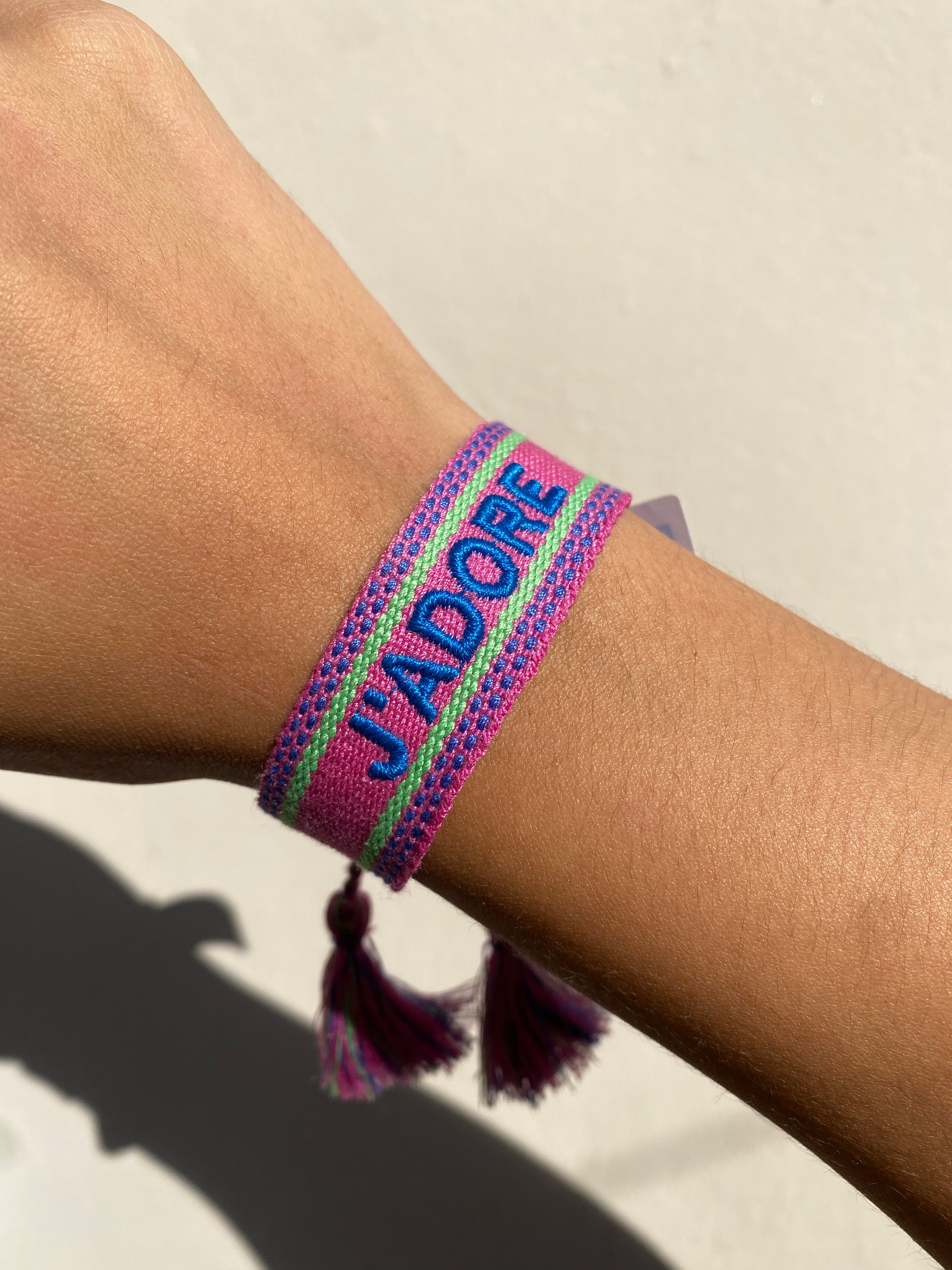 Pulsera J'ADORE Morada/Blue