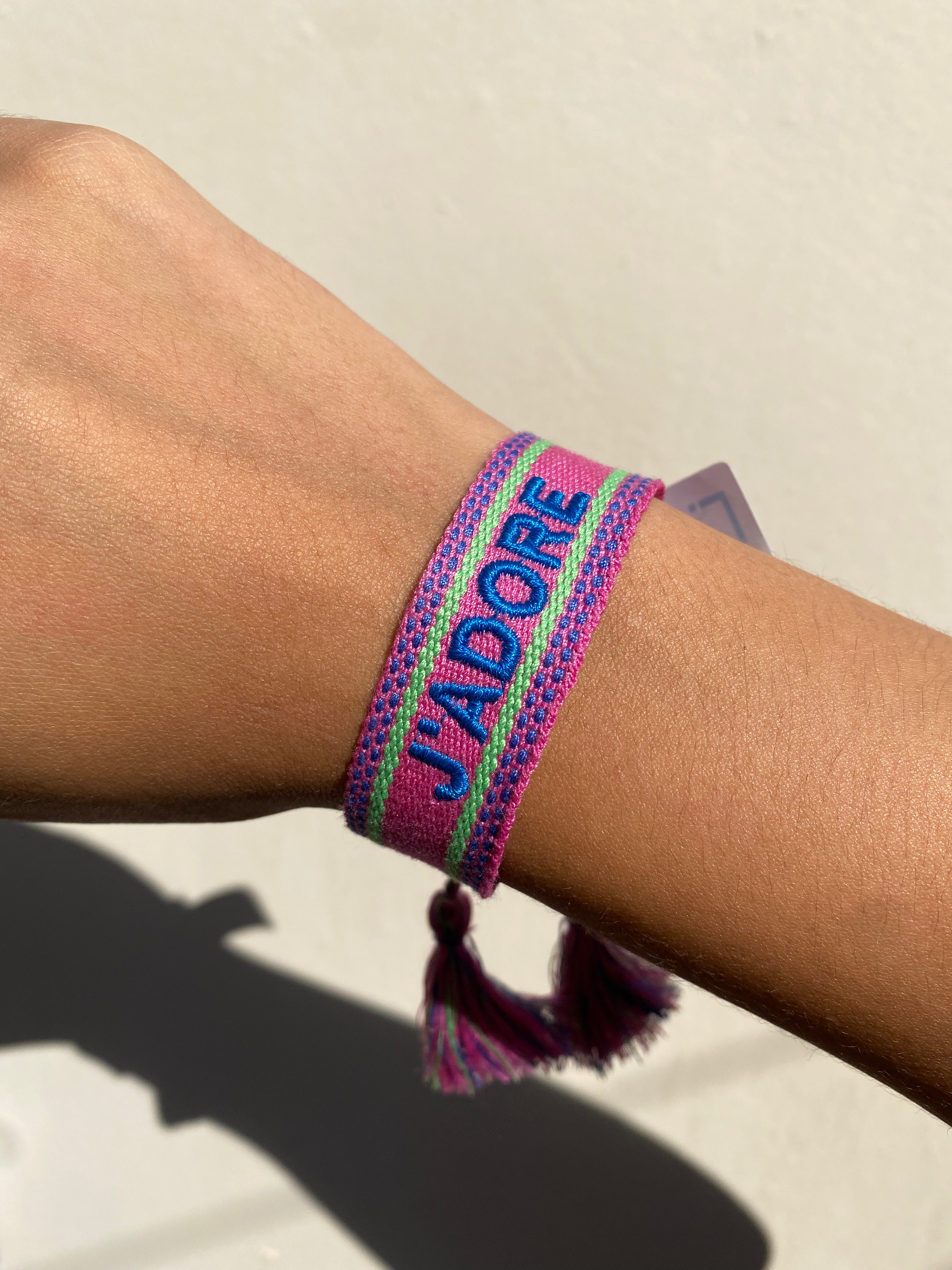 Pulsera J'ADORE Morada/Blue