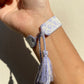 Pulsera CD Lila/ White