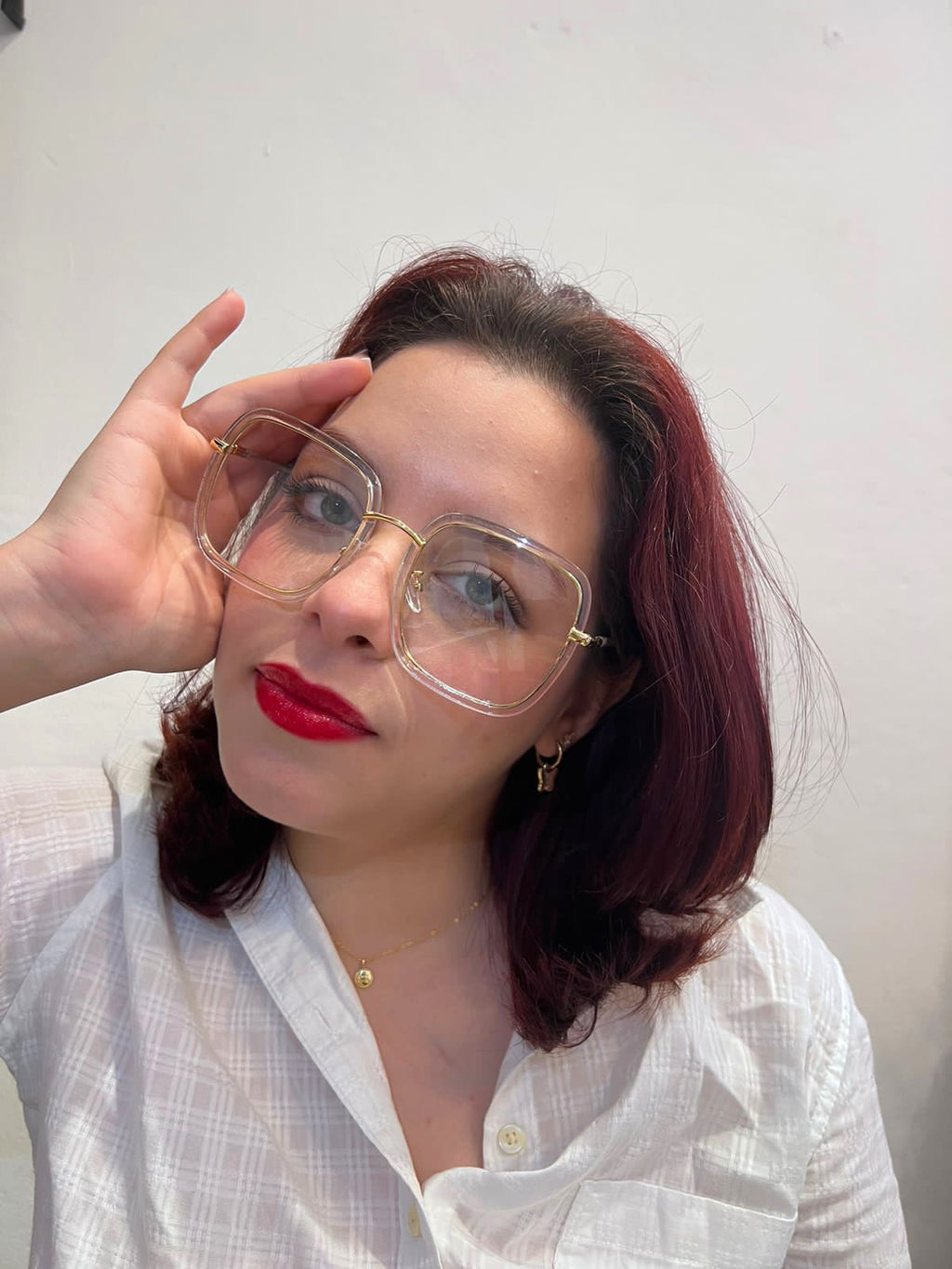 Lentes Cuadrados Clear XL