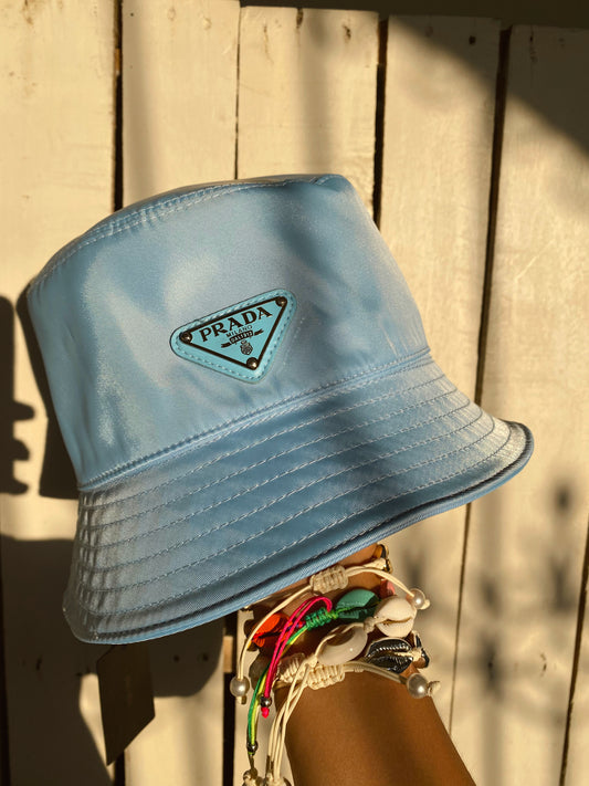 Bucket Hat Prada Baby Blue