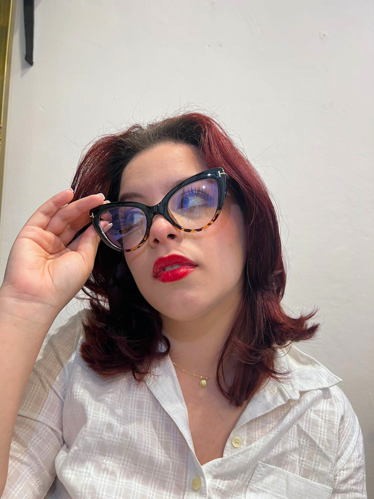 Lentes Diva Acrílicos Leopardo y Negro