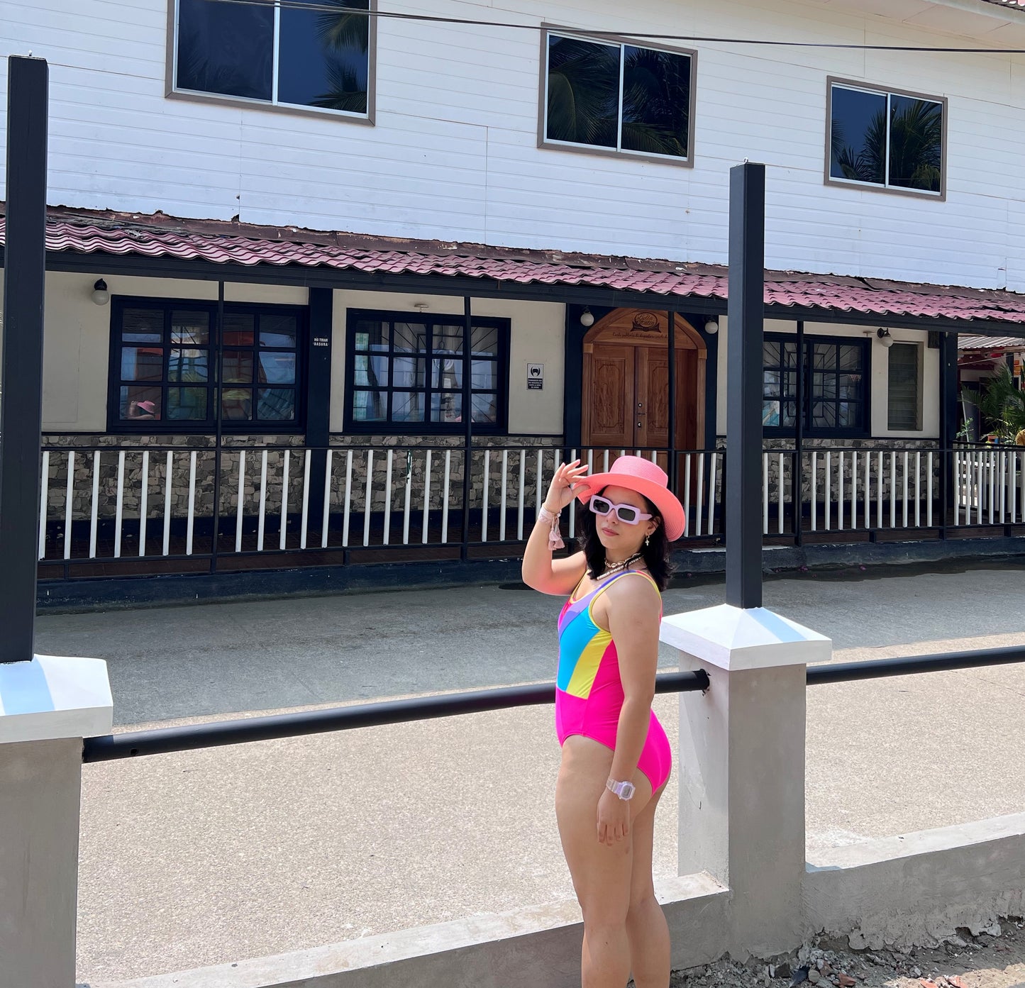 Traje de Baño Barbie Rosa