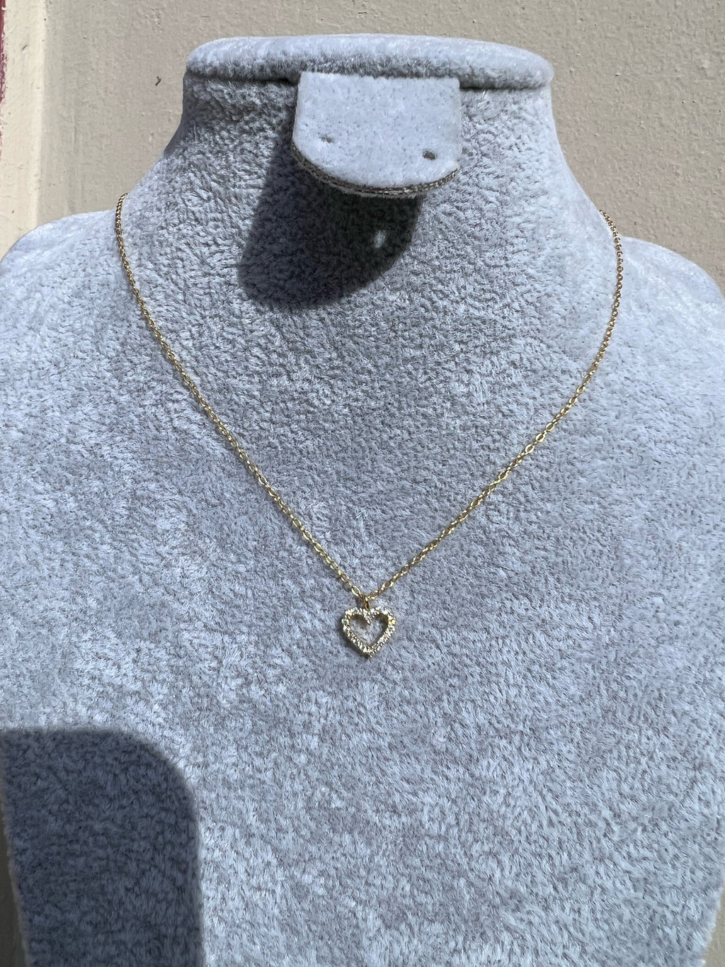 Cadena Corazon Clear