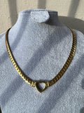 Gargantilla corazon plane