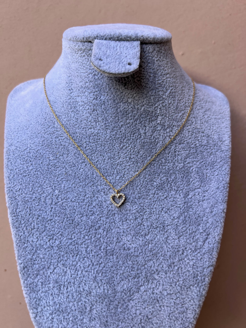 Cadena Corazon Clear