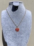 Cadena Corazón con Ojo